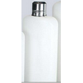 16 Oz. Plastic Travel Flask w/Stainless Steel Top